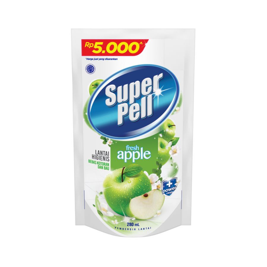 Superpell Fresh Apple Pembersih Lantai Pouch 260ml