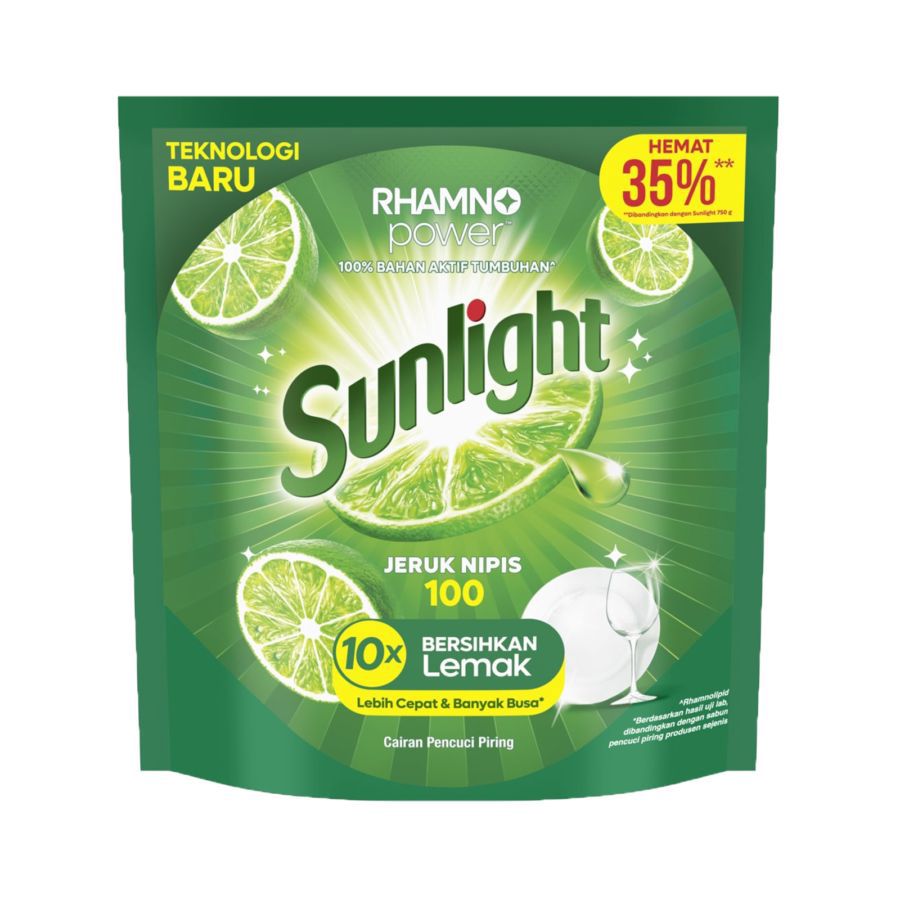 Sunlight Jeruk Nipis Cairan Pencuci Piring 910gram