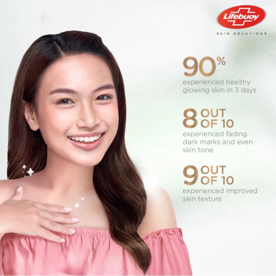 Lifebuoy Japanese Shiso & Mineral Clay Healty Glow Antibacterial Body Wash Refill Pouch