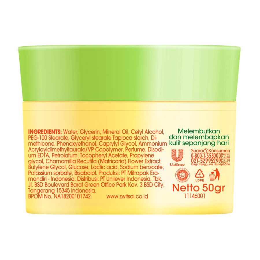 Zwitsal Baby Cream Face & Body 50gram