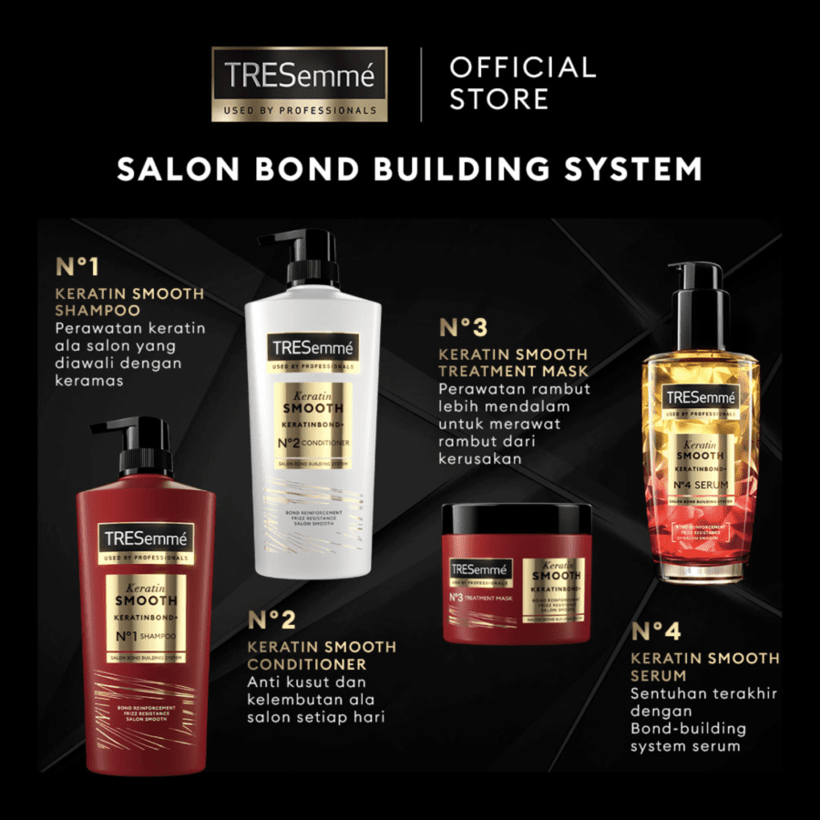 Tresemme Keratin Smooth Keratinbond+ No 1 Shampoo 850ml