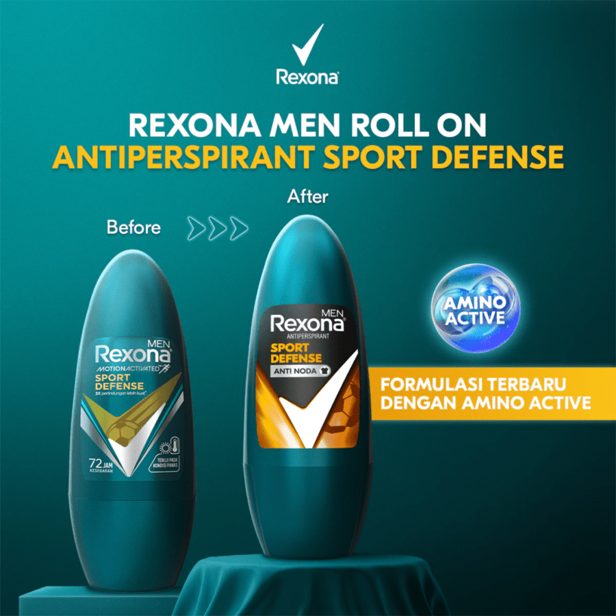 Rexona Men Motion Actived Sport Defense Deodorant Roll On