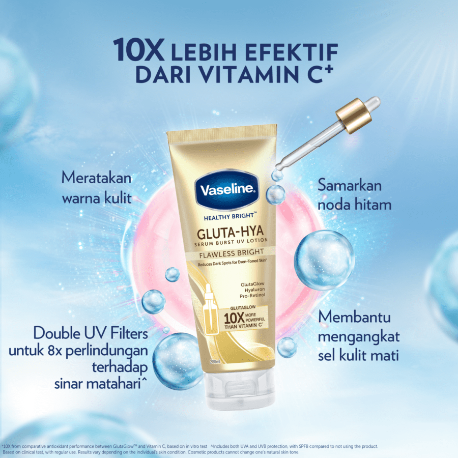 Vaseline Healthy Bright Gluta Hya Flawless Bright Body Serum 200ml