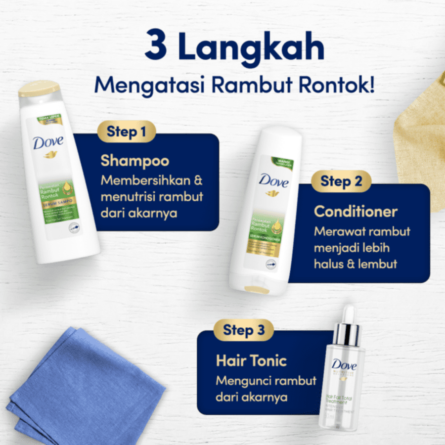 Dove Shampoo Perawatan Rambut Rontok/Sampo 430ml