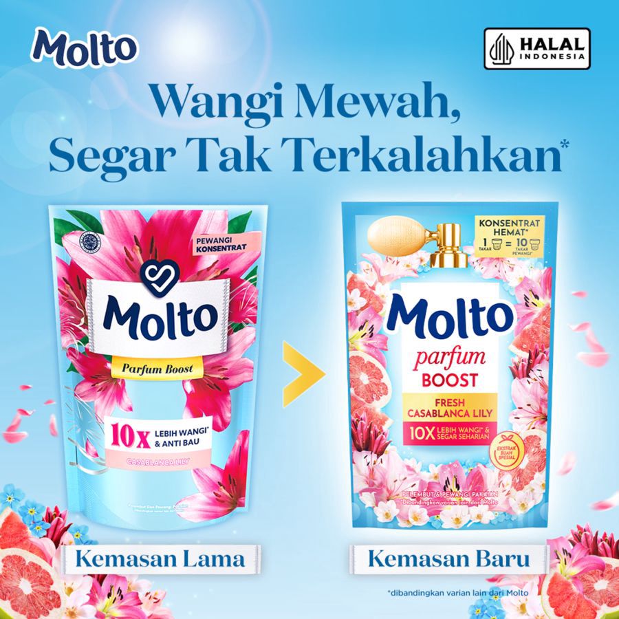Molto Parfum Boost Casablanva Lily Pewangi & Pelembut Pakaian 650ml