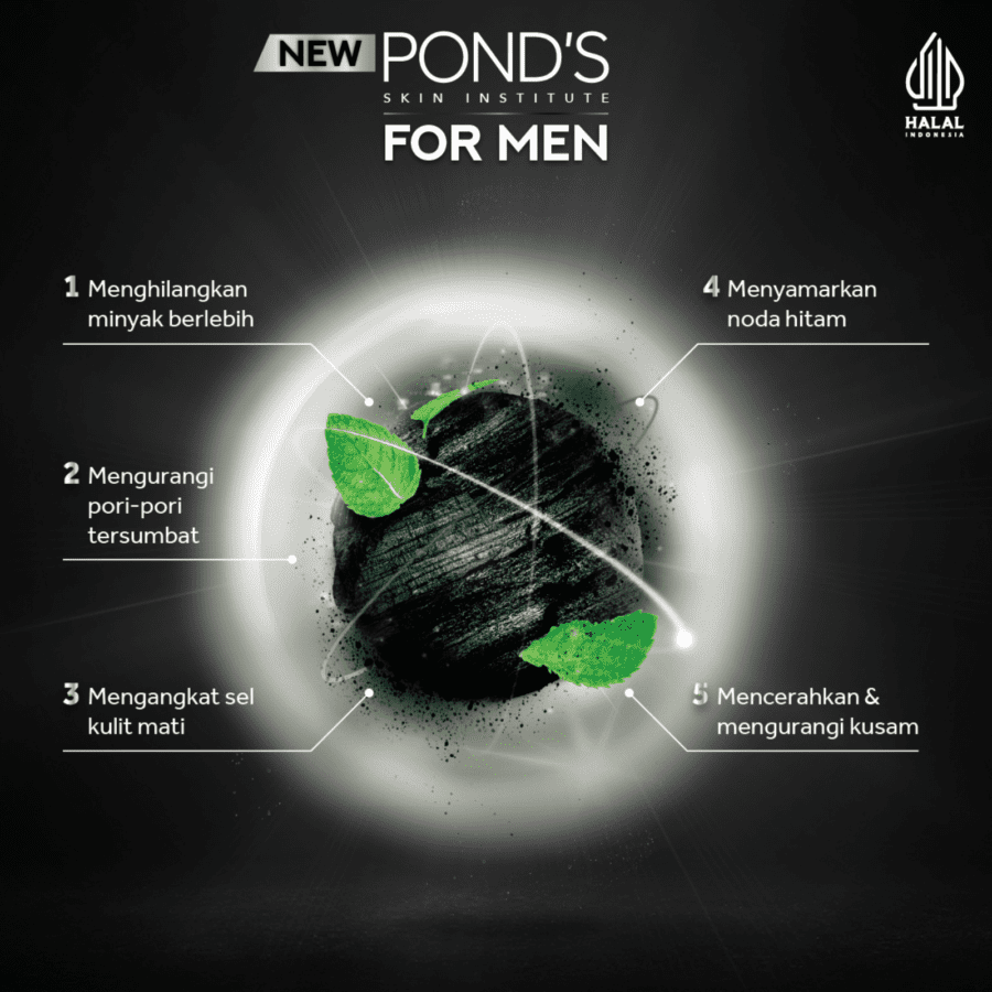 Pond's Men Oil Control & Brightening Icy Foam Face Wash 100gram