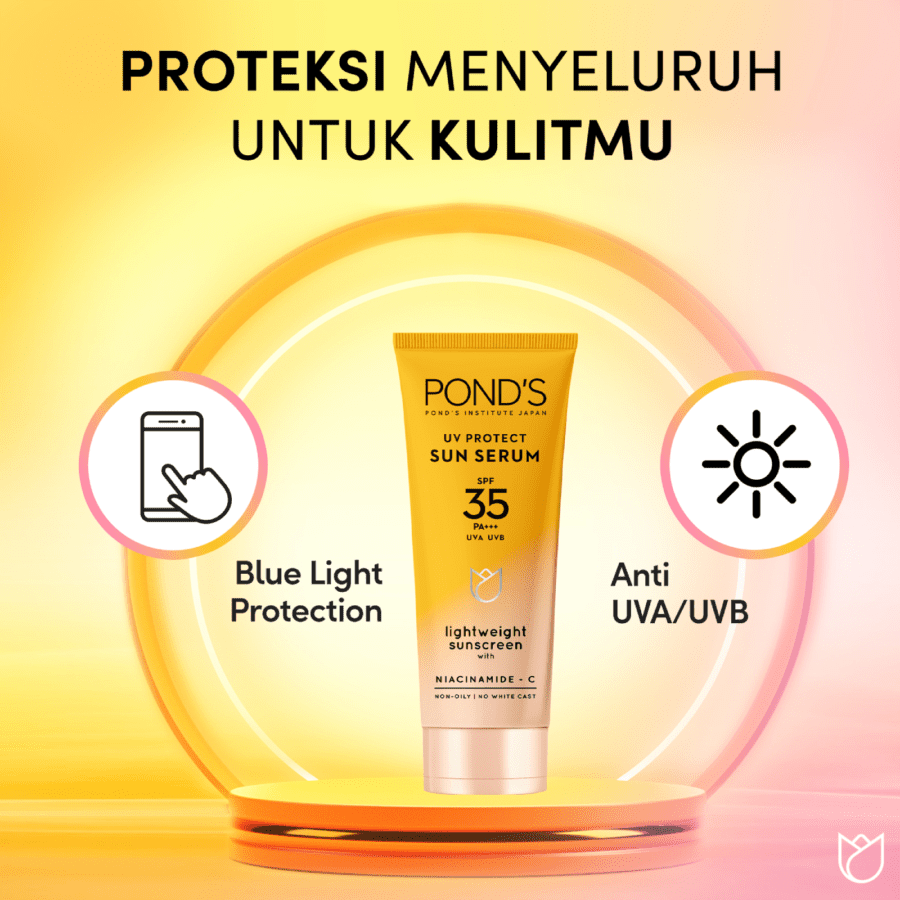 Pond's UV Protect Sun Serum Lightweight Sunscreen SPF 35 PA+++