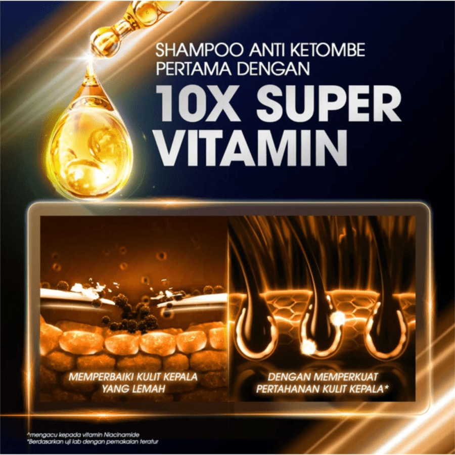 Clear Anti Ketombe & Rambut Rontok Shampoo 300ml