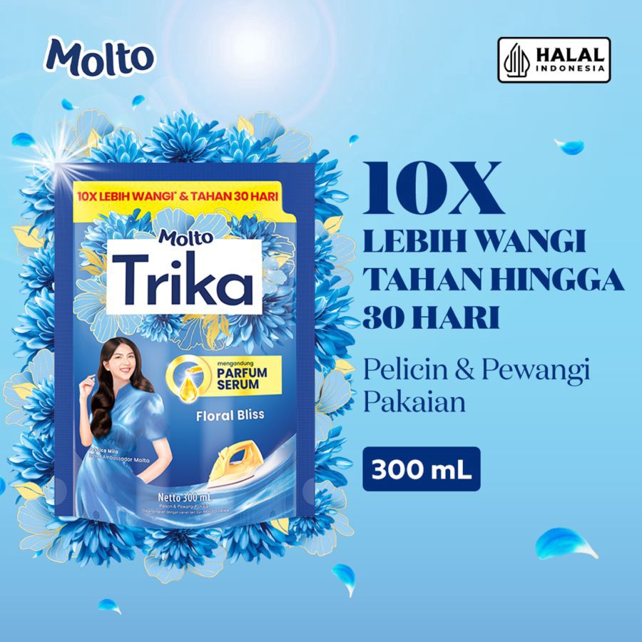 Molto Trika Floral Bliss Pelicin Pakaian 300ml