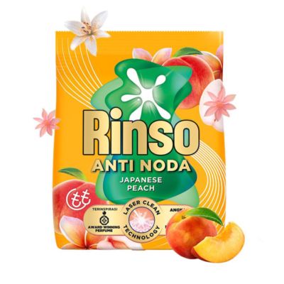 Rinso Anti Noda Japanese Peach Deterjen Bubuk