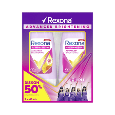 Rexona Women Advanced Brightening Twinpack Deodorant Roll On