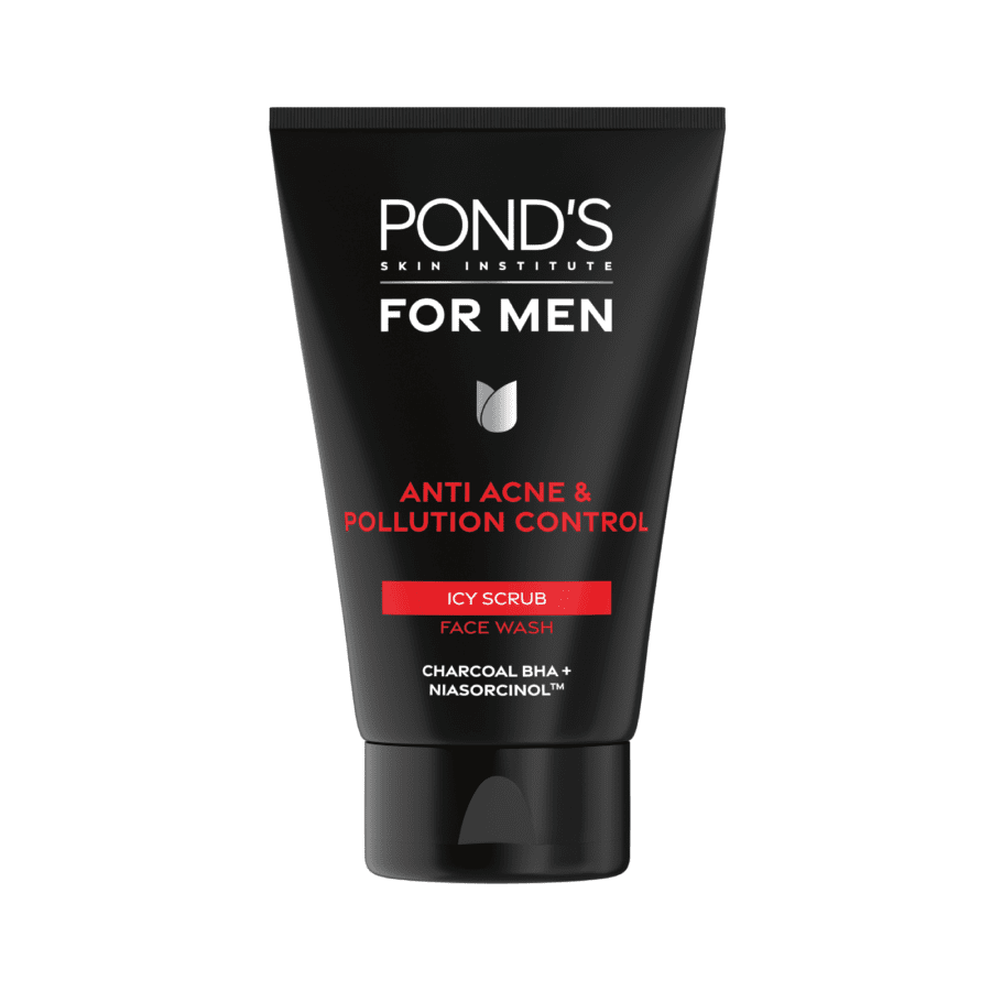 Pond's Men Anti Acne & Pollution Control Icy Scrub Face Wash 100gram