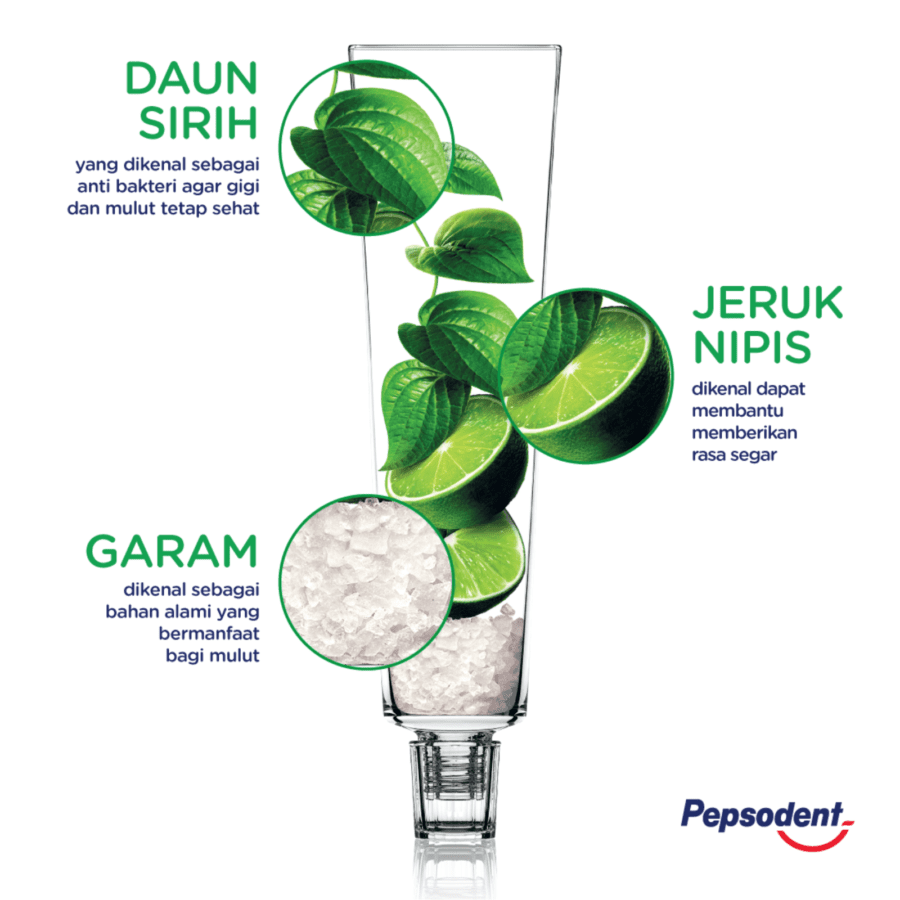 Pepsodent Complete 8 Herbal Toothpaste 2 x 150 gram 1pack