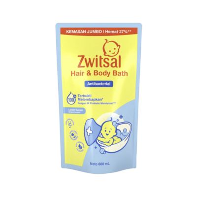 Zwitsal Baby Hair & Body Bath Antibacterial Sabun Bayi