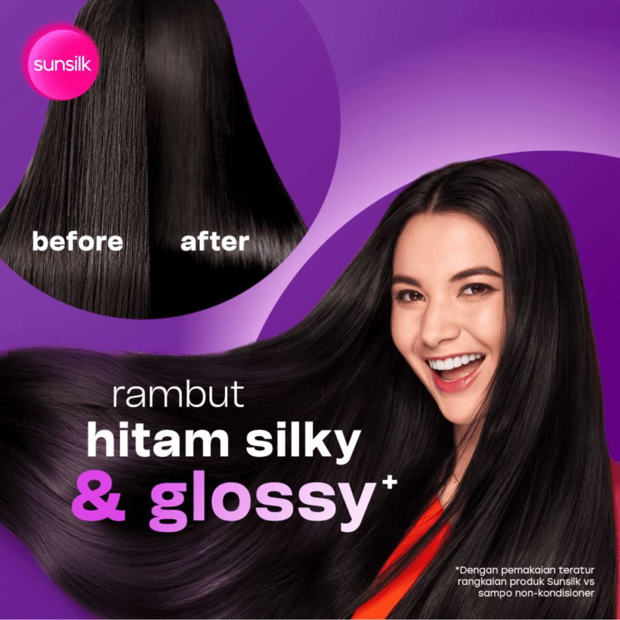 Sunsilk Glossy Black Shampoo 320ml