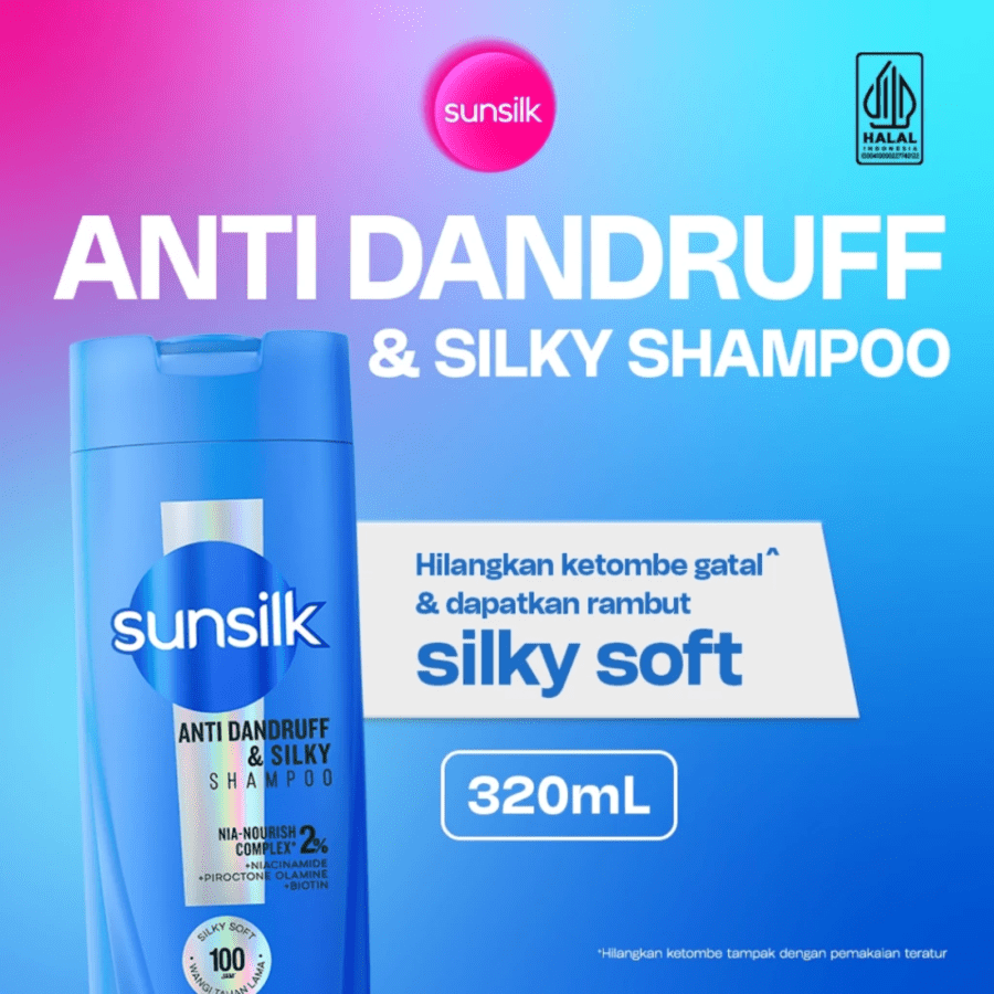 Sunsilk Anti Dandruff & Silky Shampoo 320ml