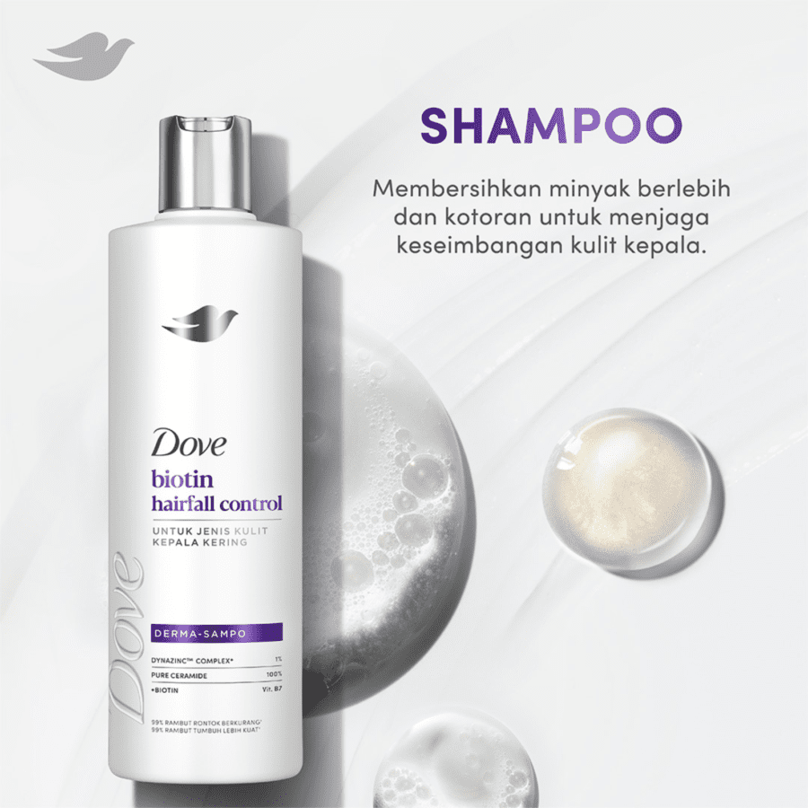 Dove Biotin Hairfall Control Shampoo 900ml