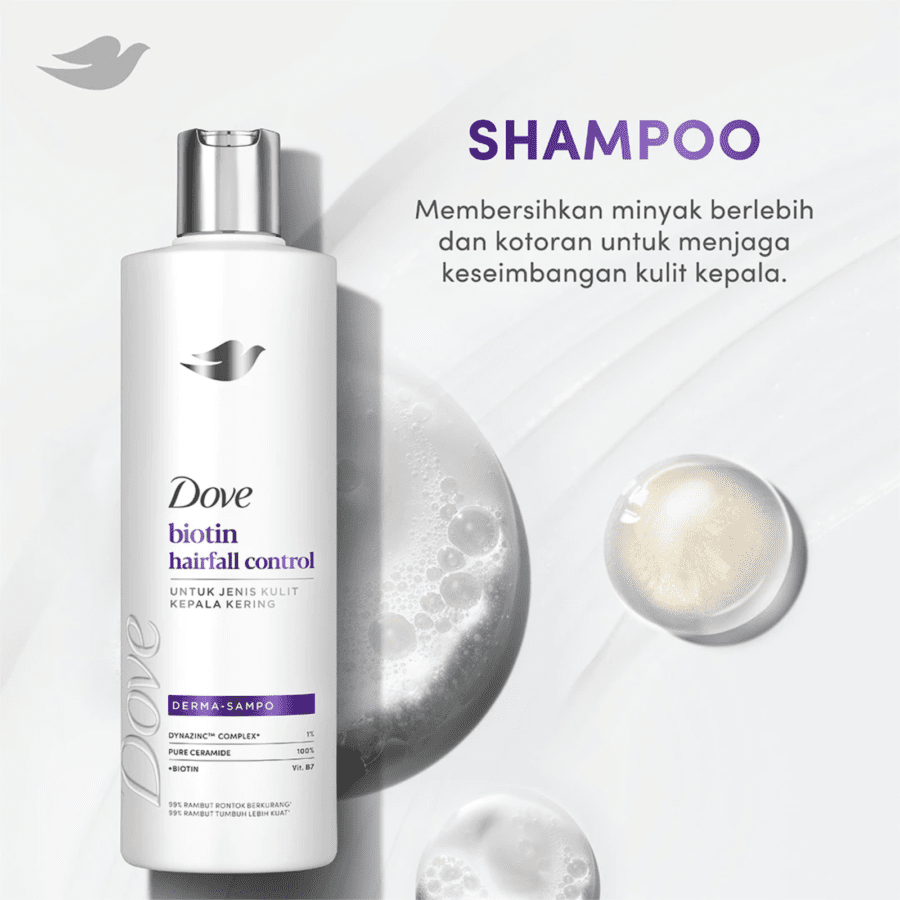 Dove Biotin Hairfall Control Shampoo 400ml