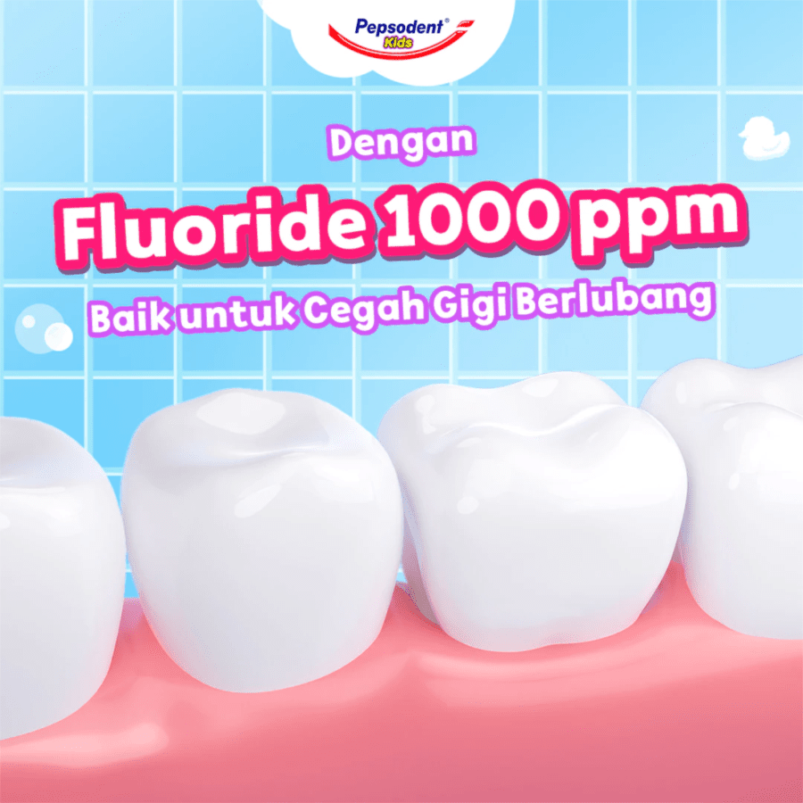 Pepsodent Kids Bubblegum Pasta Gigi Anak 45gram
