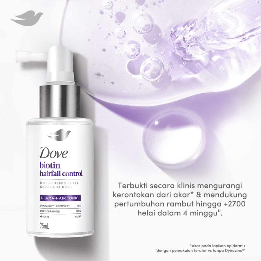 Dove Biotin Hairfall Control Hair Tonic 75ml