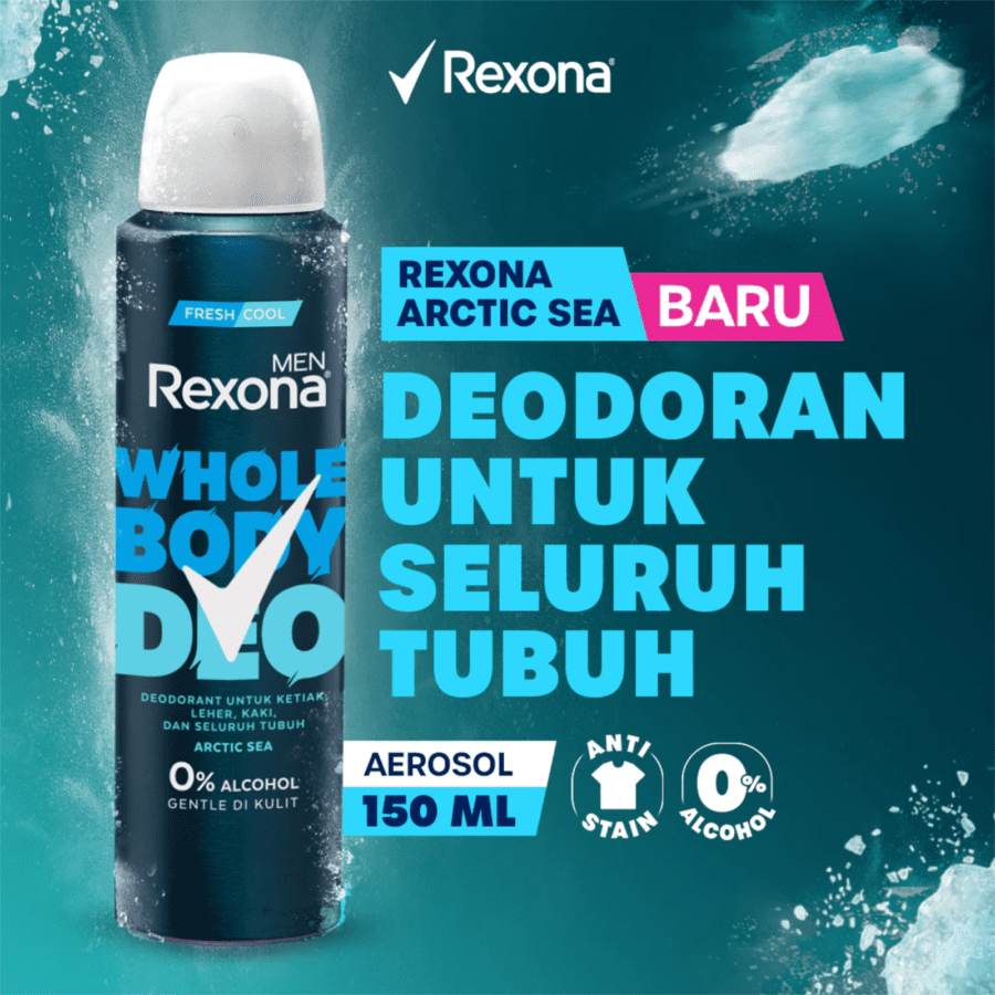 Rexona Men Whole Body Deo Arctic Sea Deodorant Spray 150ml
