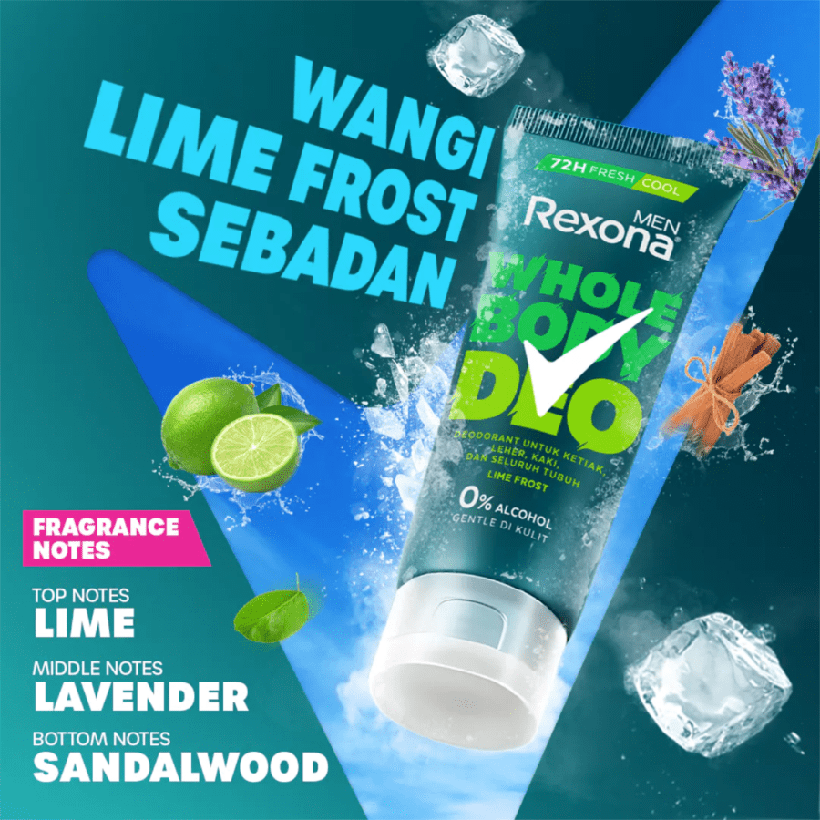 Rexona Men Whole Body Deo Lime Frost Deolotion Tube 50ml