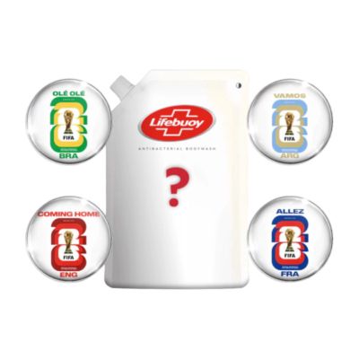 Lifebuoy Menthol Kick Antibacterial Body Wash Pouch [Limited Edition FIFA]