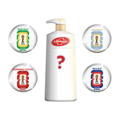 Lifebuoy Menthol Kick Antibacterial Body Wash Pump [Limited Edition FIFA]