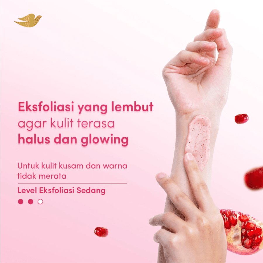 Dove Ice Cream Pomegranate Vitamin E Complex Body Scrub 280gram