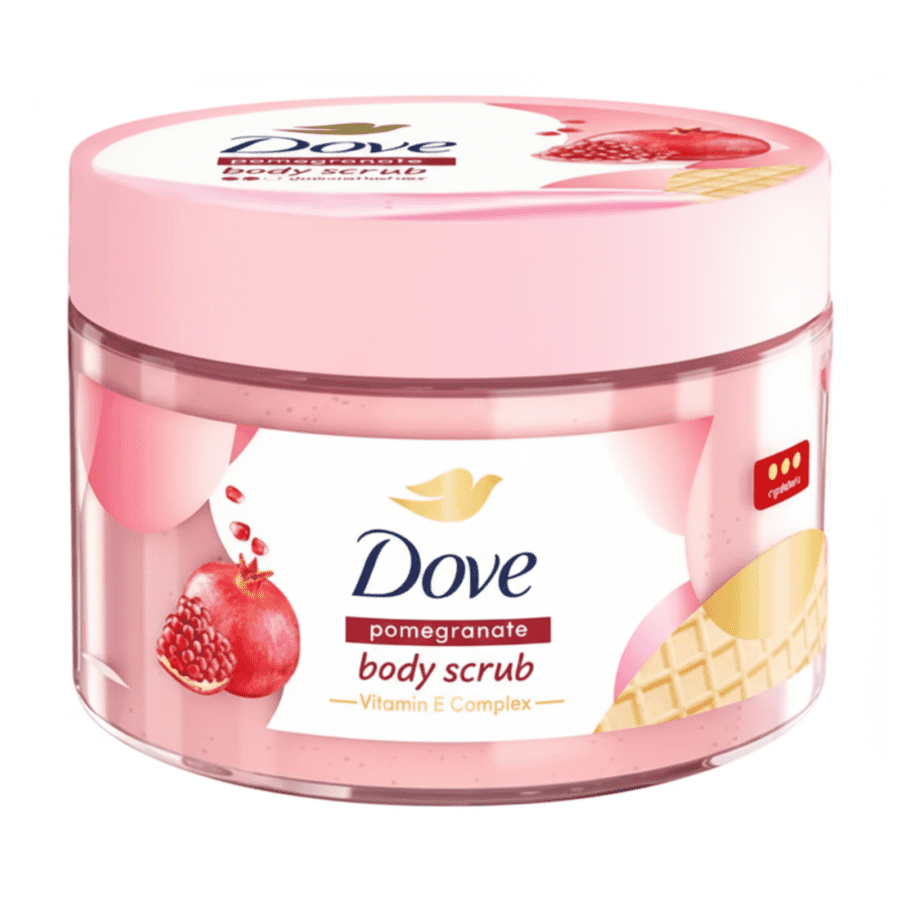 Dove Ice Cream Pomegranate Vitamin E Complex Body Scrub 280gram