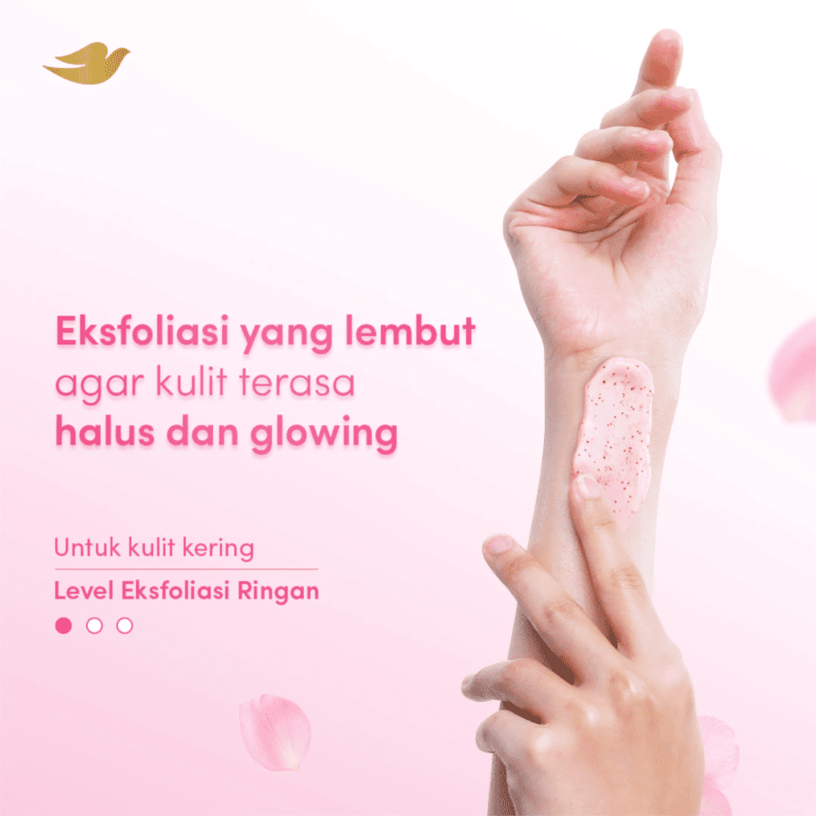 Dove Ice Cream Sakura Niacinamide Body Scrub 280gram