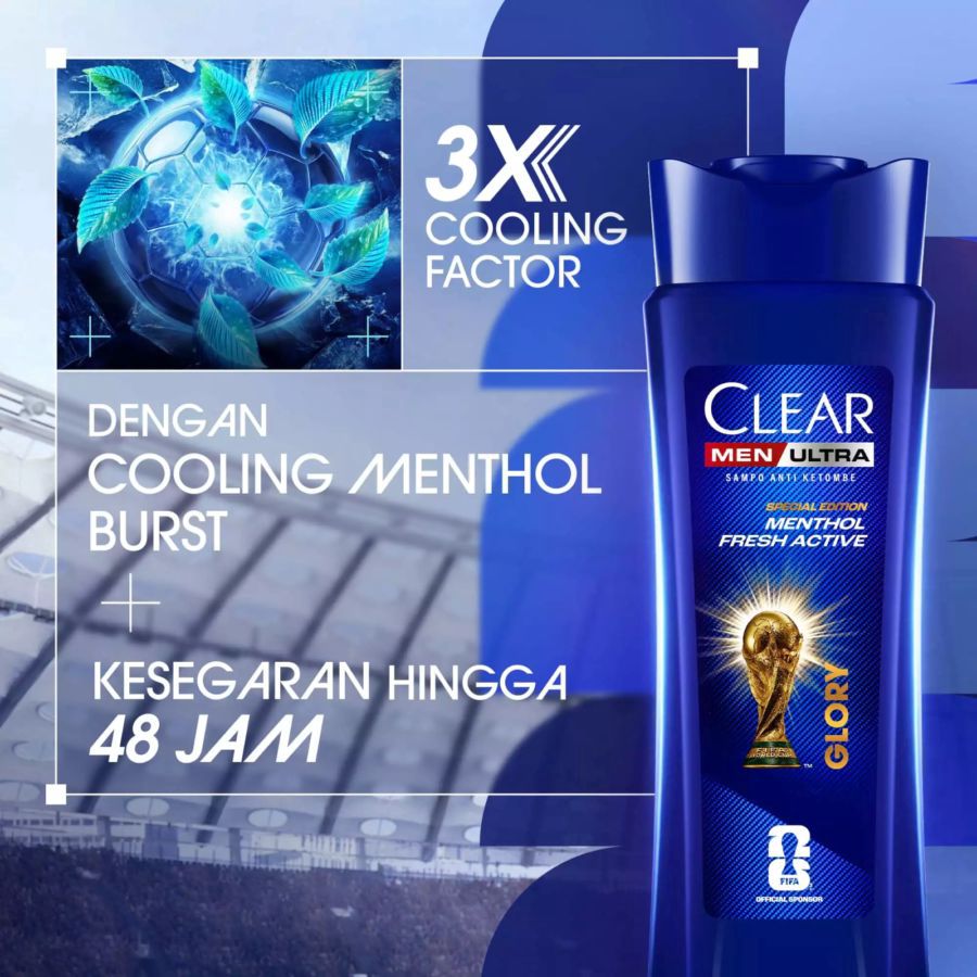 Clear Men Menthol Fresh Active Anti-Dandruff Shampoo FIFA World Cup 2026 TM [Limited Edition] 160ml