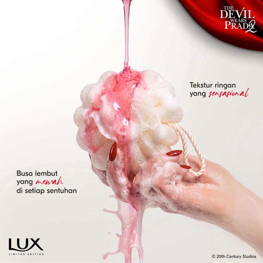 Lux Rosewood Runway Body Wash Pump Bottle [The Devil Wears Prada 2 Limited Edition] 500ml