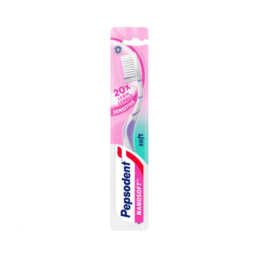 Pepsodent Nanosoft Sensitive Soft Toothbrush 1pcs