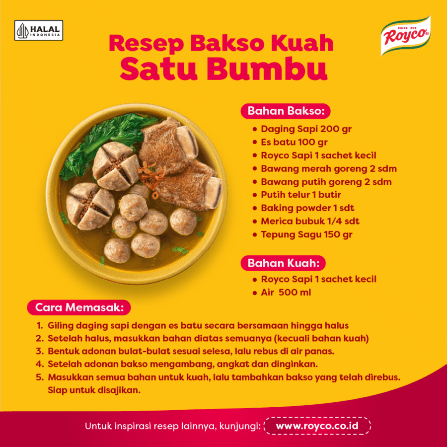 Royco Bumbu Kaldu Penyedap Rasa Sapi Ziplock 210gram