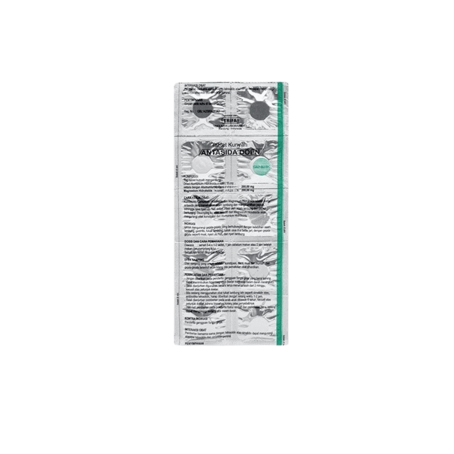 Antasida Doen 200 Mg Obat Maag 10tablet