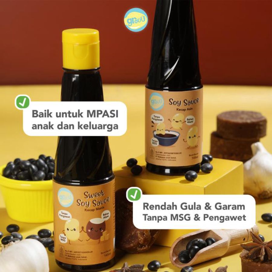 Grouu Sweet Soy Sauce MPASI 145ml