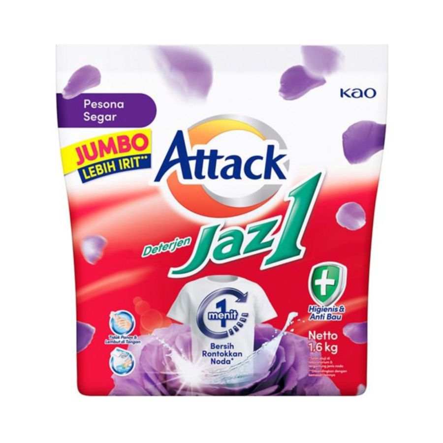Attack Jaz1 Pesona Segar Deterjen Bubuk Bag 1400gram