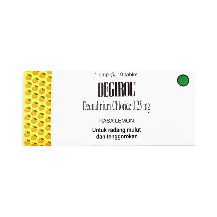 Degirol Hisap 0.25 mg Obat Sakit Tenggorokan 10tablet