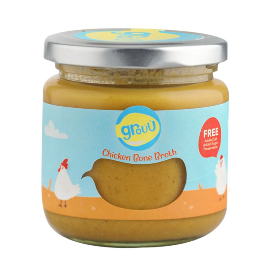 Grouu Bone Broth Chicken MPASI Makanan Bayi Anak 200ml