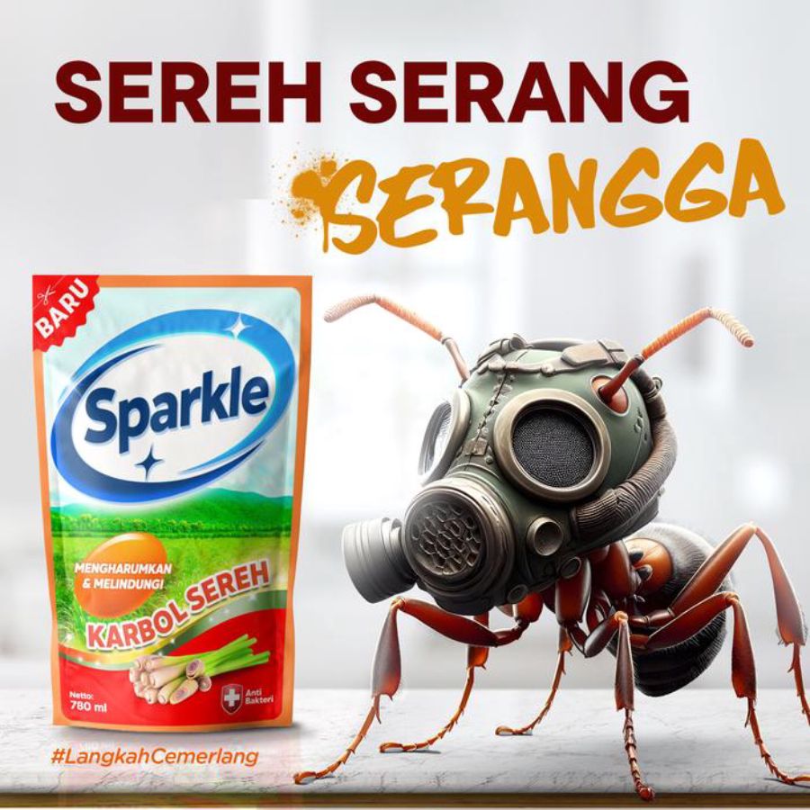 Sparkle Karbol Sereh Pembersih Lantai