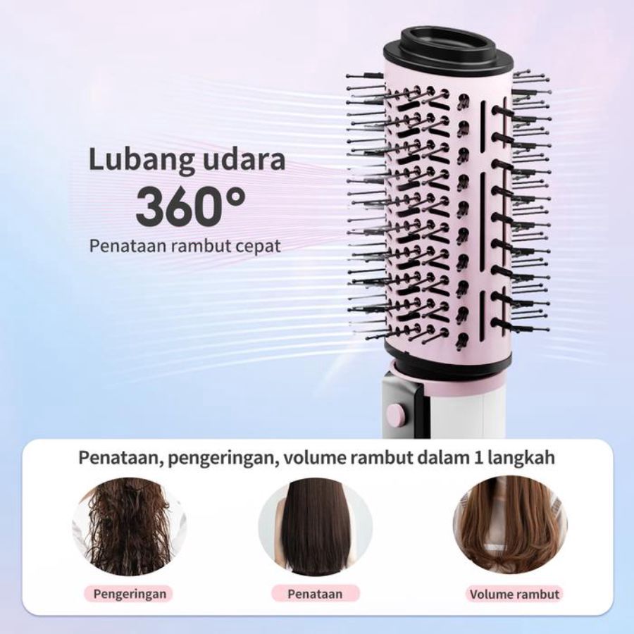 Simplus Hair Dryer Brush 4in1 Pink 1pcs