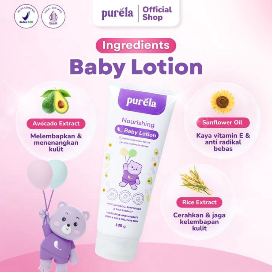 Purela Nourishing Baby Lotion 185gram