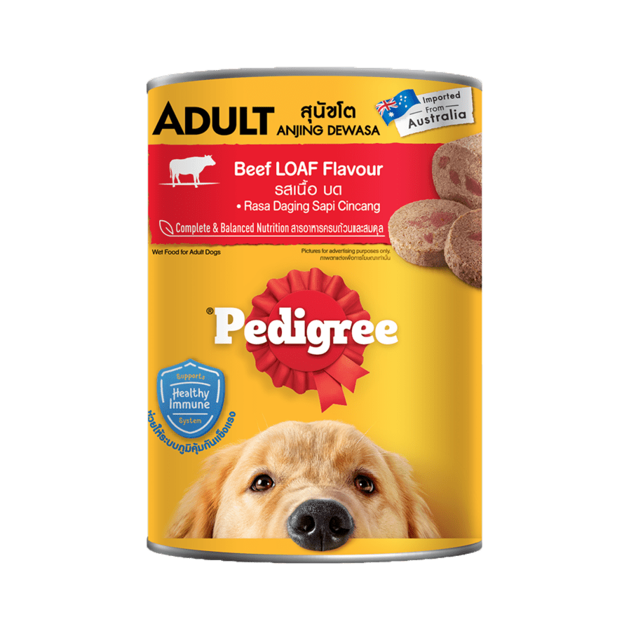 Pedigree Beef Adult Makanan Anjing Kaleng 400gram