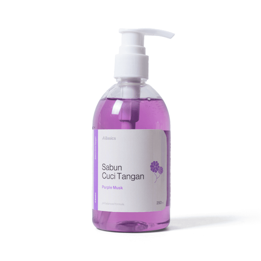 Purple Musk Handsoap A Basics Bottle 250ml