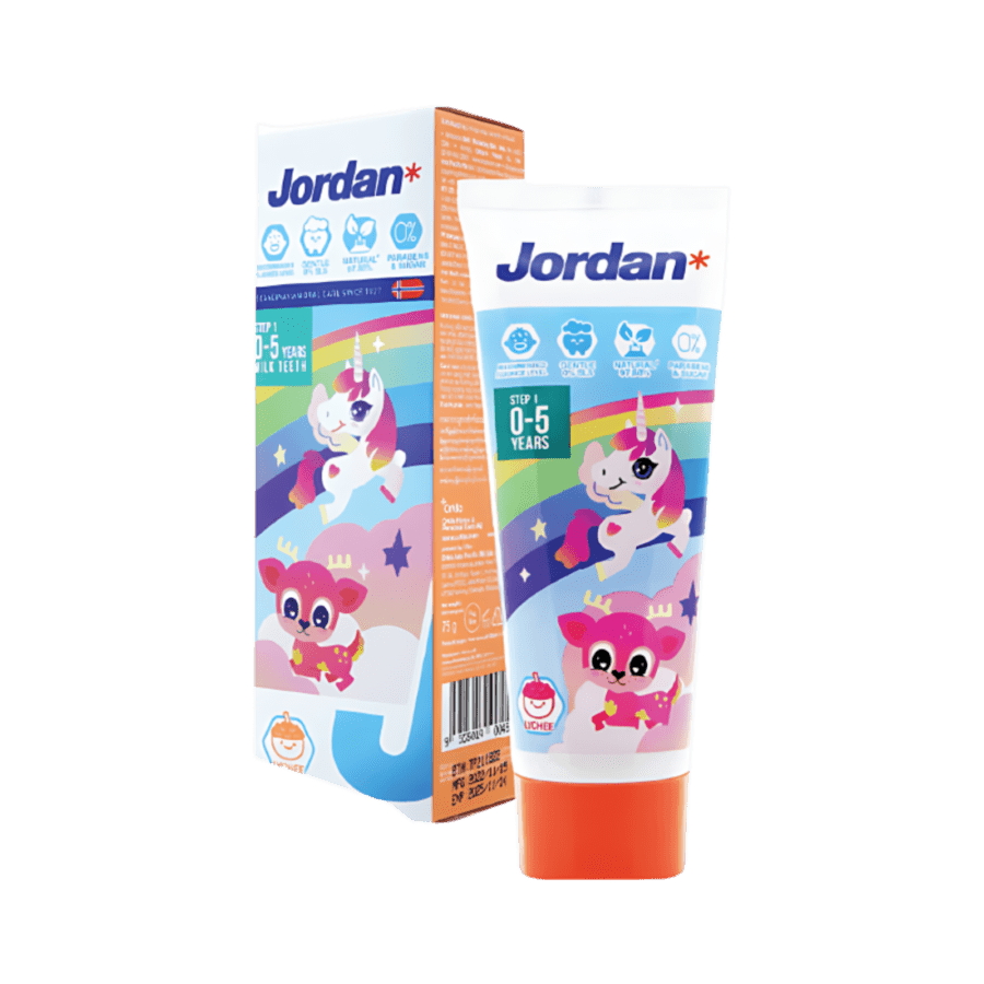 Jordan Step 1 Lychee Kids Toothpaste 75gram