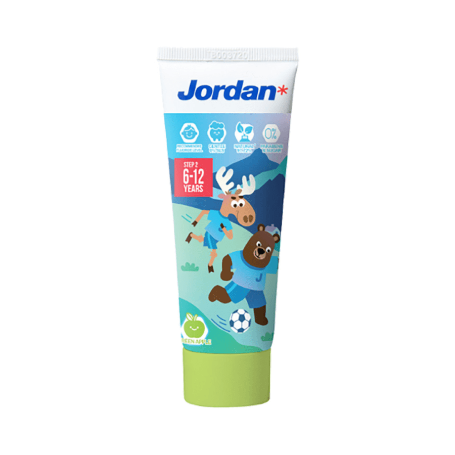 Jordan Kids Step 2 Green Apple Toothpaste 75gram