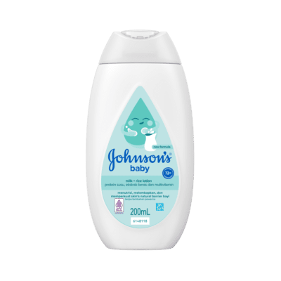 Johnson's Lotion Milk + Rice Perawatan Bayi
