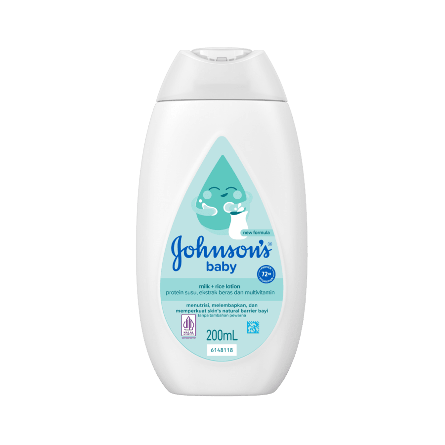 Johnson's Lotion Milk + Rice Perawatan Bayi