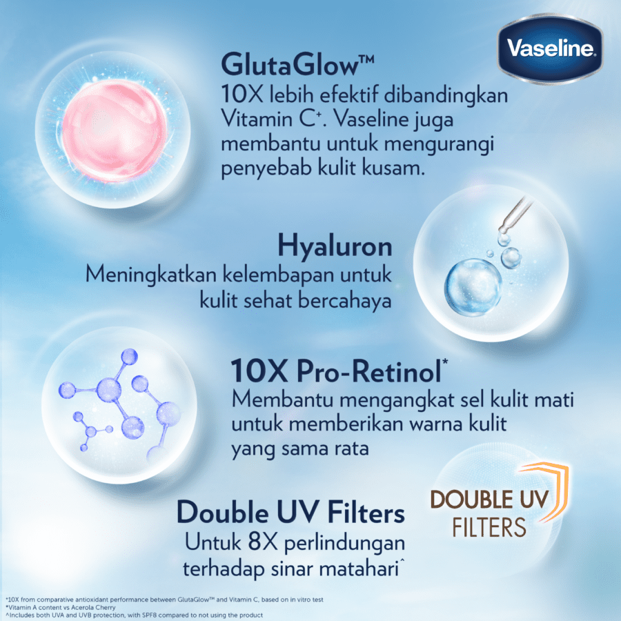 Vaseline Healthy Bright Gluta-Hya Flawless Bright Body Serum 330ml